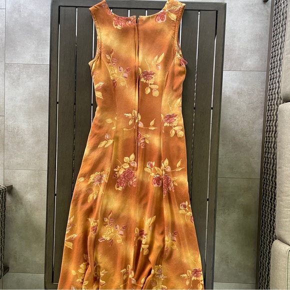 VINTAGE Y2K INDIE FLORAL MIDI MAXI DRESS!! - Picture 5 of 7